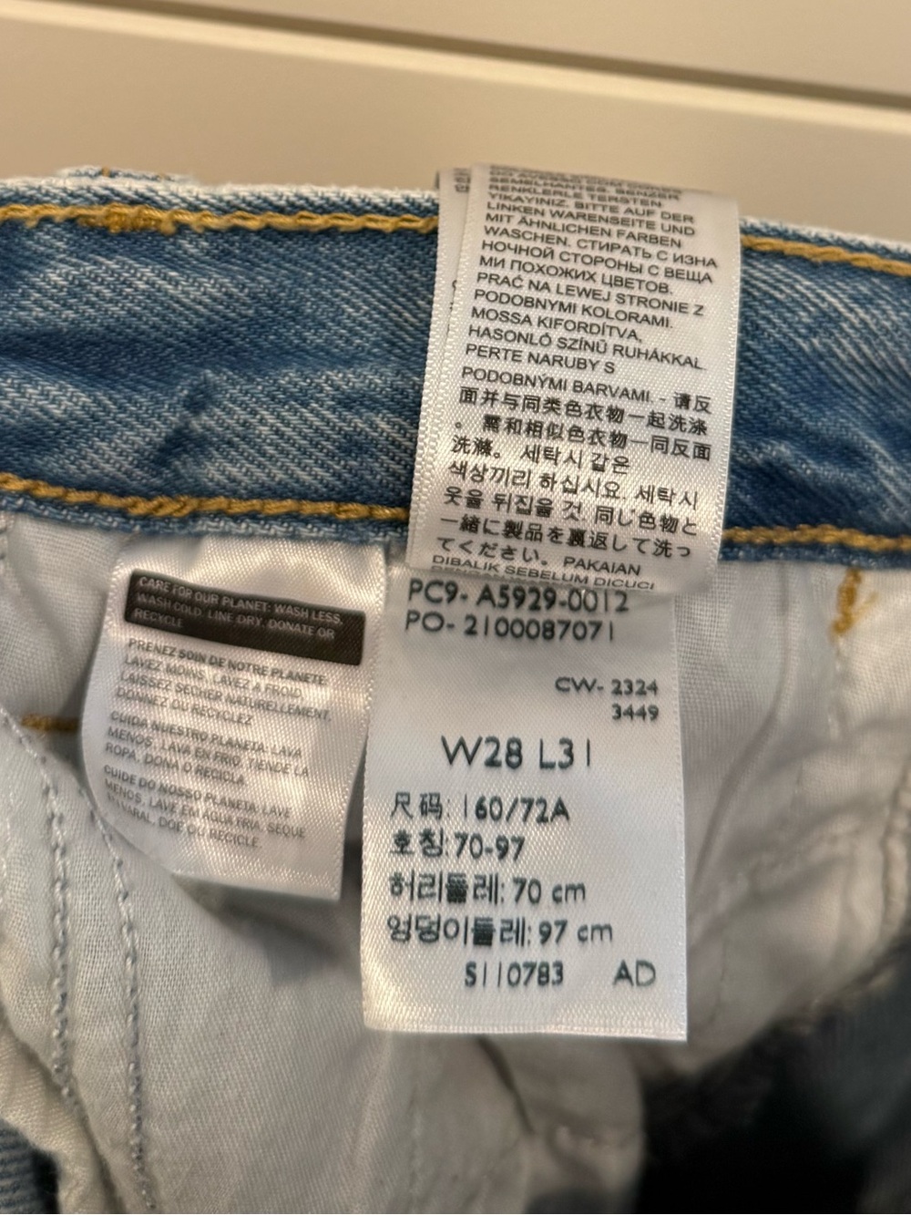 Levi’s ‘94 Baggy Wide Leg jeans Size 28 - Picture 11 of 11